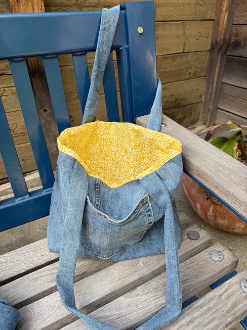 Sunny Denim Tote