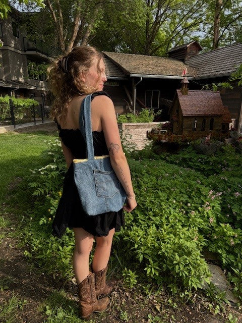Sunny Denim Tote
